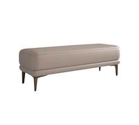 MEVZHH Banco de Cama de Dormitorio Taberno Junto a la Cama de Madera Sofá de Cuero Genuino Cambio de Zapatos Taberno Del Vestuario Taberno Del Sofá Taberno de Los Pies Taberno Del Paso/C. B./60 * 40 *