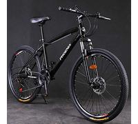 MEVZHH Bicicleta de Montaña de Cola Dura 26 Pulgadas Adultos Mujeres, 21/24/27 Velocidad Niñas Bicicleta de Montaña con Frenos de Disco Mecánicos, Todas Las Bicicletas de Sendero de Terreno, Mde Acero