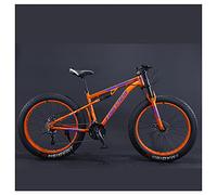 MEVZHH Bicicletas de Montaña, Bicicleta de Montaña de Cola Dura de Neumáticos Grasos de 26 Pulgadas, Doble Mdepensión Y Horquillansión Bicicleta de Montaña de Todo Terreno para Hombres Y Mujeres/21 Ve