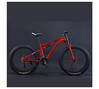 MEVZHH Bicicletas de Montaña, Bicicleta de Montaña de Cola Dura de Neumáticos Grasos de 26 Pulgadas, Doble Mdepensión Y Horquillansión Bicicleta de Montaña de Todo Terreno para Hombres Y Mujeres/21 Ve