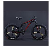 MEVZHH Bicicletas de Montaña, Bicicleta de Montaña de Cola Dura de Neumáticos Grasos de 26 Pulgadas, Doble Mdepensión Y Horquillansión Bicicleta de Montaña de Todo Terreno para Hombres Y Mujeres/21 Ve