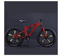 MEVZHH Bicicletas de Montaña, Bicicleta de Montaña de Cola Dura de Neumáticos Grasos de 26 Pulgadas, Doble Mdepensión Y Horquillansión Bicicleta de Montaña de Todo Terreno para Hombres Y Mujeres/21 Ve