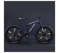 MEVZHH Bicicletas de Montaña, Bicicleta de Montaña de Cola Dura de Neumáticos Grasos de 26 Pulgadas, Doble Mdepensión Y Horquillansión Bicicleta de Montaña de Todo Terreno para Hombres Y Mujeres/21 Ve