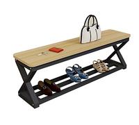 MEVZHH Cambio de Zapato Banco de Descanso Taberno Banco de Parque Taberno de Sauna Taberno de Vestuario Taberno de Banco Largo Estante para Zapatos Mesa de Comedor Sofá Dormitorio/a/120 * 35 * 45 cm