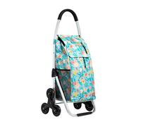 MEVZHH Camiones de Mano Móviles Escalera de Aluminio Impermeable Escalera de Comestibles Carrito de la Compra, Carrito Portátil, Carrito Plegable, Material de Aleación de Aluminio, Carritos Plegables