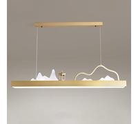 MEVZHH Candelabras, Luces Colgantes Interiores 47.2In 80W Moderno Llevó Lámpara Colgante Rectángulo de la Lámpara de la Lámpara de la Lámpara de la Lámpara de la Lámpara de la Lámpara de la Lámpara de