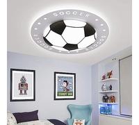 MEVZHH Candelabros, Luces de Techo para Habitaciones Infantiles Led Ultra Delgadas, Luces de Fútbol para Habitaciones con Control Remoto, Luces de Pared Candelabro para Led Redondas, Iluminación Creat