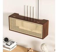 MEVZHH Estante Multifuncional Del Cable de Internet Montado en la Pared de la Caja de Almacenamiento Del Enrutador de Wifi para la Sala de Estar el Dormitorio la Oficina 50X20X13.5Cm la Solución de Ge