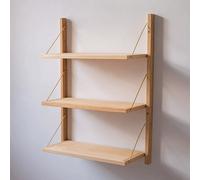 MEVZHH Estantes Flotantes, Solución de Almacenamiento Elegante Del Estante Flotante Montado en la Pared de 3 Nipara la Oficina en el Hogar 25X60Cm Ideal para Las Plantas de Libros Y Los Artículos Deco