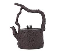 MEVZHH Estufa Hervidores, Utensilios de Té 27Oz / 0.8L Tetera de Hierro Fundido Hecho a Mano sin Recubrimientoa Tetera Del Sur de la Tetera Japonesa Suelta