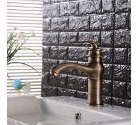 MEVZHH Grifo Estilo Europeore Retro Lámpara Mágica Grifo de Lavabo Deujero Único por Encima Del Lavabo Grifo de Lavabo Grifo de Cocina Caliente Y Frío Dere