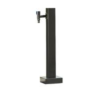 MEVZHH Grifos, Grifo Deua Al Aire Libre, Ede Acero Inoxidable a Prueba de Congelación, Grifo de Montaje en Piso para Uso en el Jardín/Columna Cuadrada con Grifo/60 cm