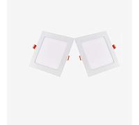 MEVZHH Lámparas de Pared, Cuadrado Llevó la Luz de Techo Empotrada Lámparas de Pared de Lavado Proyector Caliente 3000K Fuego Clasificado Ahorro de Energía Downlights Dormitorio Decoración Junto a la