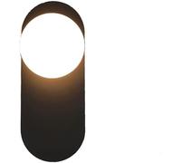 MEVZHH Lámparas de Pared, Lámpara de Pared de Vidrio de Leche Moderno, Madera Moderna de Mediados Del Siglo Vidrio Esmerilado Negro Antiguo Montado en la Pared Luz - Lámpara de Pared Junto a la Cama p