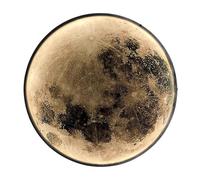 MEVZHH Lámparas de Pared, Luz de Pared de la Luna de Lujo Moderno, Led Sconce, Diseño Nórdico Negro, Lámpara Junto a la Cama para Dormitorio de Niños, Pared, Luz Decorativa Rede la Tierra para la Sala