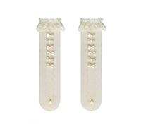 MEVZHH Lindo Bowknot Decoración Encaje Mitas Niñas Encaje Tubo Calcetines,Hermana Suave Dulce Sobre Rodilla Calcetines, Calcetines de Montón de Montón, Cosplay/Color Generado/Tamaño