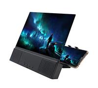 MEVZHH Lupas, Amplificador de Vídeo Soporte de Soporte de Amplificador de Teléfono Móvil Soporte Plegable Amplificador de Vídeo de 12 Pulgadas Pantalla de Teléfono Móvil L2