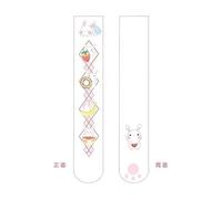 MEVZHH Niña Suave Loli Japonesa Linda Primavera Y Verano Imprimir Conejo Sobre la Rodilla Largo Tubo Alto con Calcetines Leggings Pie, Mujeres/1/ Tamaño