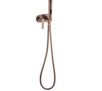 MEVZHH Pulverizador de Bidet de Mano de Oro Rosa para Inodoro 3 Función Bidet de Latón con Control de Presión Deua Ajustable Ideal para Lavar Mascotas Femeninas Y Limpieza de Paños/Oro Rosa