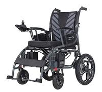 MEVZHH Silla de Ruedas Eléctrica Discapacitada Anciano Que Viaja Plegable Silla de Ruedasra Todo Aluminio Tamaño de la Silla de Ruedas: 102 115Cm