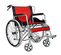 MEVZHH Sillas de Ruedas Móviles de Transportero Propulsado por Asistente, Dispositivo de Movilidad Manual Plegablero para Ancianos de Tránsito Confort Silla de Ruedas Móvil de Transportero para la Ind