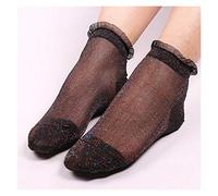 MEVZHH Socks,Fall Winter Warm Yarn Women Sock Creative Pile Heap Sock Solid Color Girl Long Socks/Negro Colorido