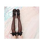 MEVZHH Socks,Lolita Girl Dot Printing Thin Kit Sock with Big Butterfly Knot and Lace Jk Stockings/Como Imen/Tamaño