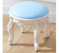 MEVZHH Taberno de Vanidad Plisado de Terciopelo Redondo con Silla de Maquillaje de Acero Dorado para Dormitorio Sala de Estar Vestir Acento Elegante/D