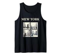 Mew York City Negro Divertido Gato Amante Internet Meme Gráfico Camiseta sin Mangas