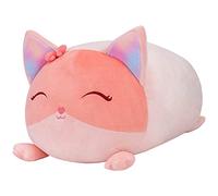 Mewaii Peluche Stitch Kawaii Zorro Abrazando Almohada Juguetes de Animales Lindo Cojines de Dormir Fluffie Stuffiez Cumpleaños Regalo para Bebe Niños Niñas Adultos 40CM