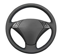MEWANT Cubierta de volante con costura DIY para E60 (sedán) 530d 2003-2009 E61 (turismo) 2004-2009 Accesorios para volante E60 530