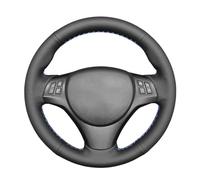 MEWANT Cubierta Del Volante Personalizada Hecha De Cuero Sintético Cuero De Microfibra Coser a Mano para Sport M3 E90 E91 E92 E93 E87 E81 E82 E88 X1 E84