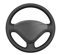 MEWANT Funda Cosida para Volante de Coche para Peugeot 206 (206+/206 Plus) 2009-2012/207/207 CC/207 SW/Expert (Expert Tepee)/Partner/Partner Tepee