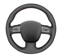 MEWANT Funda de cuero para volante para Audi A3 8P Sportback A4 B8 Avant A5 8T A6 C6 A8 D3 Q5 8R Q7 S3 S4 S5 S6 S8 / A3