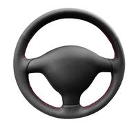 MEWANT Funda de volante cosida a mano para Golf 4 (IV) 1997-2004/Passat B5 1997-2002/Passat Variant 1997-2004/Polo 1999-2001/Bora 1998-2005/Sharan 2005/Seat Leon MK1/Toledo/Skoda Fabia