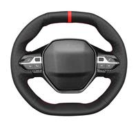 MEWANT Funda de volante cosida a mano para Peugeot 208 2020-2025/308 2021-2025/2008 3008 508 508 SW 5008 Partner Rifter 2017-2025