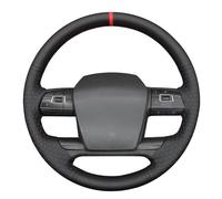 MEWANT Funda de volante cosida a mano para Volvo VNL VNR FM FH 2017-2025, accesorios para volante para Volvo FM