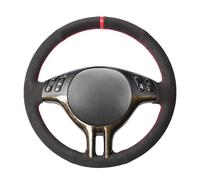 MEWANT Funda de volante de cuero para BMW Serie 3 E46/E46/5 (2000-2005) / X5 E53 (2000-2001) / Serie 3 (323Ci, 325Ci, 330Ci, 325i, 325xi, 325iT, 330i, 330xi)