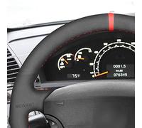 MEWANT Funda de volante de piel para Mercedes Benz Clase S W220 S500 S600 S430 S350 / S Class W220 S500 S600 S430 S350