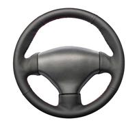 MEWANT Funda de volante para Peugeot 206 1998-2005/206 SW 2003-2005/206 CC 2004 2005/ 206 Cubierta del volante