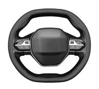 MEWANT Funda del Volante Cosida a Mano para Peugeot 208 2020-2025/308 2021-2025/2008 3008 508 508 SW 5008 Partner Rifter 2017-2025