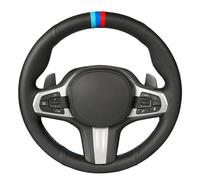 MEWANT Funda para volante cosida a mano para BMW M Sport 3 Serie G20 G21 F40 F44/4 G22 G23/5 G30 G31 G32 G11 G12 G14 G15 G16/3