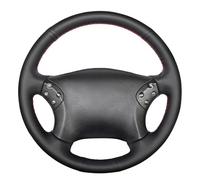 MEWANT Funda para volante cosida a mano para Clase C W203 2001-2007 / C32 AMG 2002-2003, accesorios de volante para Clase C W203