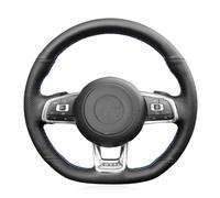 MEWANT Funda para Volante de Automóvil Cosida a Mano para Golf 4 (IV) 1997-2004/Passat B5 1997-2005/Passat Variant 1997-2004/Bora 1998-2001/T4/T5 Cubierta del Volante