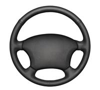 MEWANT Funda para volante de coche de cuero genuino negro para Toyota Land Cruiser Prado 120 2004-2009 Land Cruiser 1995-2007 Tacoma 2005-2011 / 4Runner 2003-2009 / Hilux 2009-2011