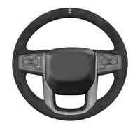 MEWANT Funda protectora de volante cosida a mano para GMC Sierra 1500 2019-2023/Sierra 1500 Limited 2022/Sierra 2500 2020-2024/Sierra 3500 2020-2024/Yukon 2021-2023