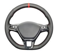 MEWANT Funda Volante Cosida a Mano para for Golf 7/Golf Sportsvan/Polo 5/Polo 6/Up!/Arteon/Passat B8/Passat Variant/T-Roc/Jetta/Sharan/Caddy