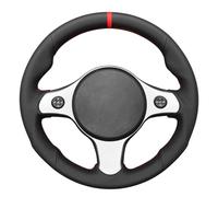 MEWANT Fundas para Volante de Coche Cosida a Mano para Alfa Romeo 159 TI Brera 2006-2011 Cubierta del Volante Accesorios para Alfa