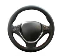 MEWANT Sew - Funda para volante para BMW X5 E70 2006-2013, X6 E71 2008-2014 / E72 (ActiveHybrid X6) 2009-2010. Hecha de piel de microfibra/volantes y accesorios para X5 E70 X6 E71 E72