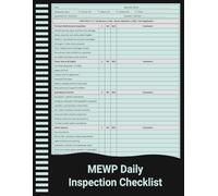 MEWP Daily Inspection Checklist: Pre-Operation Safety & Equipment Inspection Record for Aerial Work Platforms.